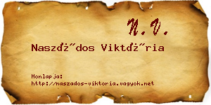 Naszádos Viktória névjegykártya