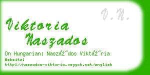 viktoria naszados business card